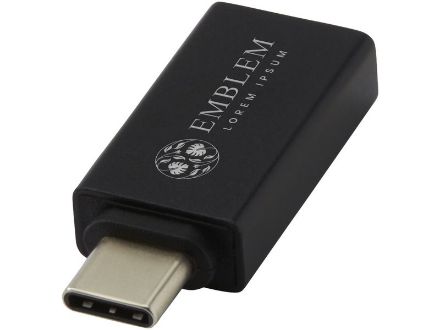 adapt aluminium usb-c naar usb-a 3.0 adapter