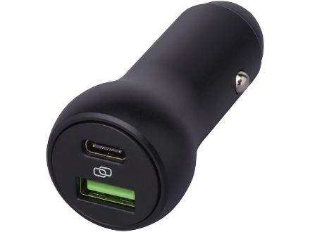 pilot dubbele usb-c/usb-a autolader van 55 w