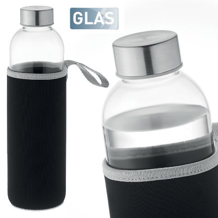 glazen drinkfles 750 ml