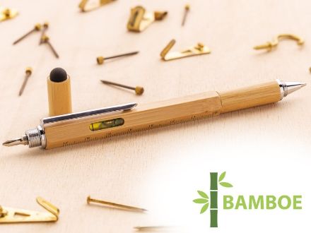 bamboe 5 in 1 toolpen