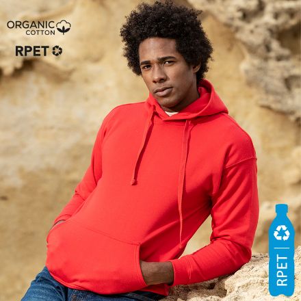 hooded sweater 60% organisch katoen 280 gr