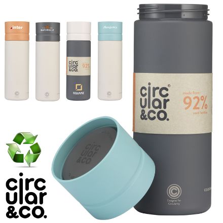 circular co reusable bottle waterfles 600 ml