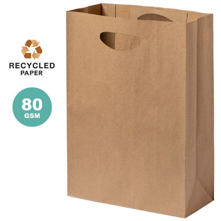 boodschappentas gerecycleerd papier 80 gr haspun