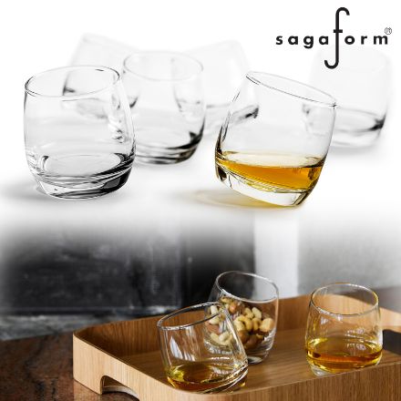 sagaform tuimelglazen set van 6 stuks 300 ml