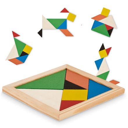 tangram in hout