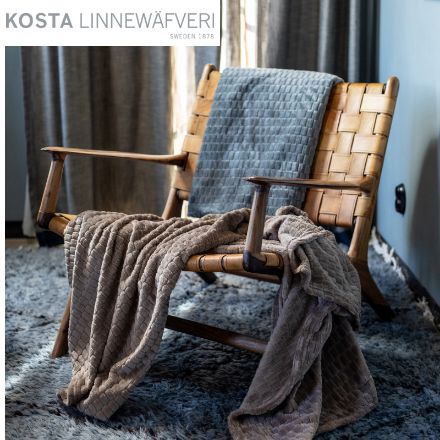 kosta linnewafveri fleece deken jaquard 130x170 cm