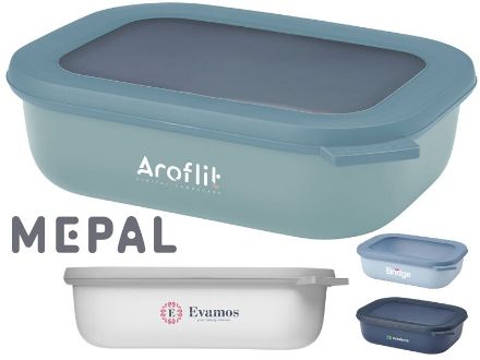 mepal cirqula multikom rechthoekig 1 l lunchbox