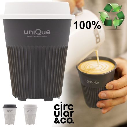 circular co returnable cup lid 340 ml koffiebeker