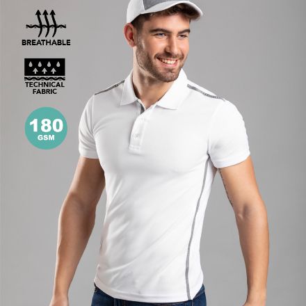 polo shirt polyester 180 gr ademend maten s-xxl