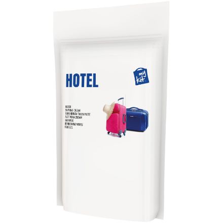 mykit hotelkit met papieren stazak