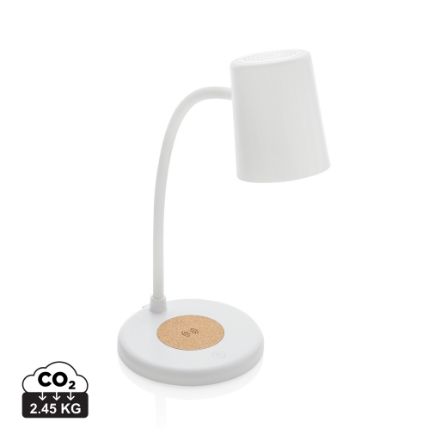 zenara 15w draadloze bureaulamp recycled plastic