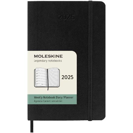 moleskine pocket week-agenda voor 12 maanden