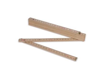 vouwmeter hout 2m premium natuurlijk