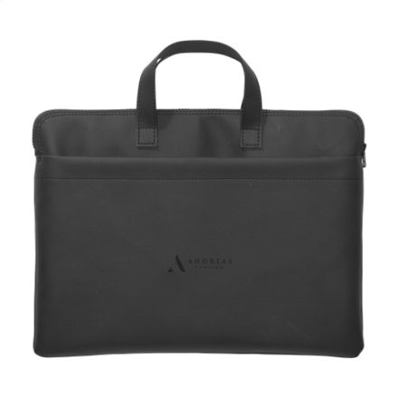 appel leder laptoptas 15/16 inch