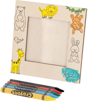 Fotokader om zelf in te kleuren bij Harogifts