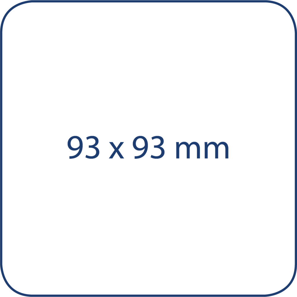 Vierkante bierviltjes - grootte