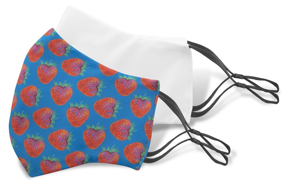 Beschermende maskers met opdruk