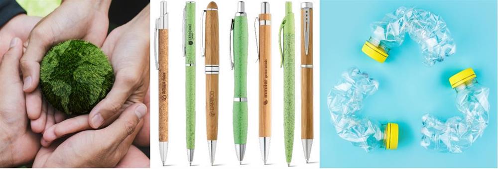 Online ecologische pennen op maat bestellen, bij Harogifts