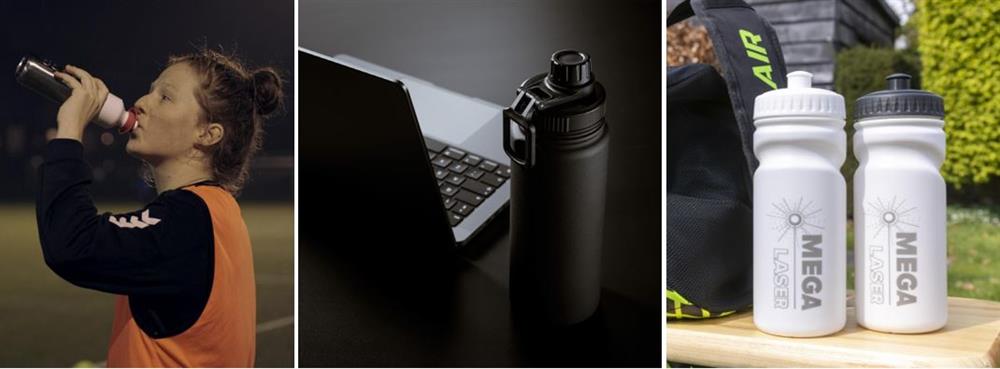 Online lekvrije bidons op maat bestellen, bij Harogifts