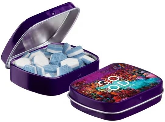 Pepermuntjes met full colour bedrukking