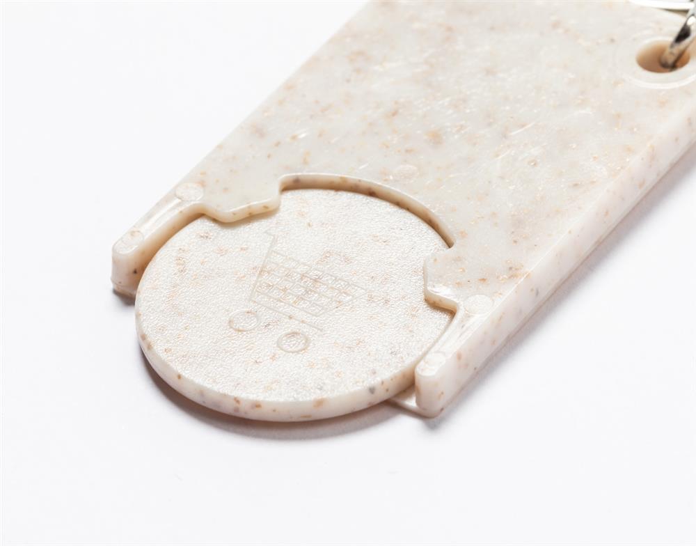 Winkelwagenmunten van tarwestro